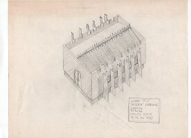 Gothic style 'shoebox' dwelling