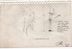 Typical attire of the Jabberwock
